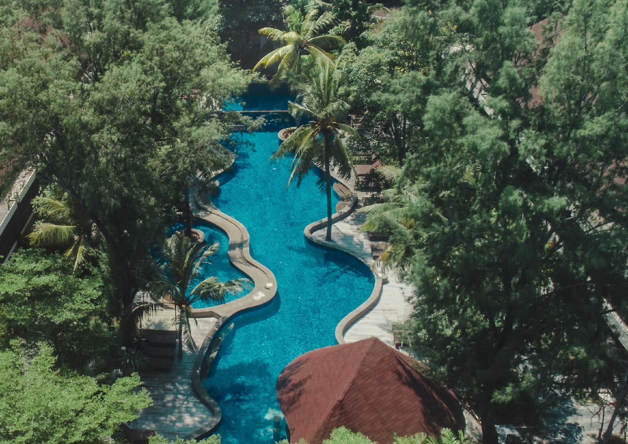 Aston Sunset Beach Resort - Gili Trawangan Exterior foto